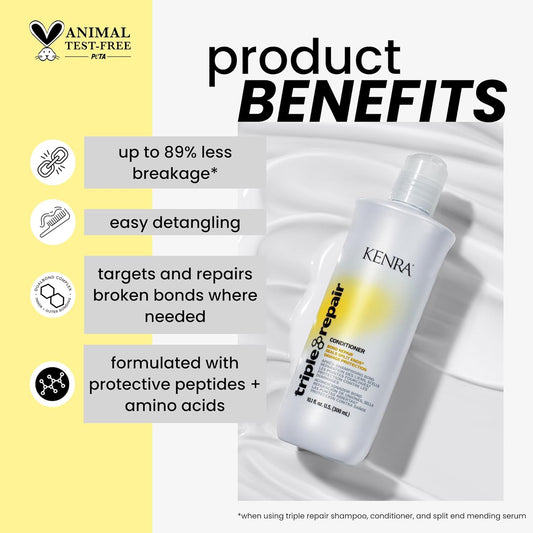 Triple Repair Conditioner by Kenra for Unisex - 33.8 oz Conditioner