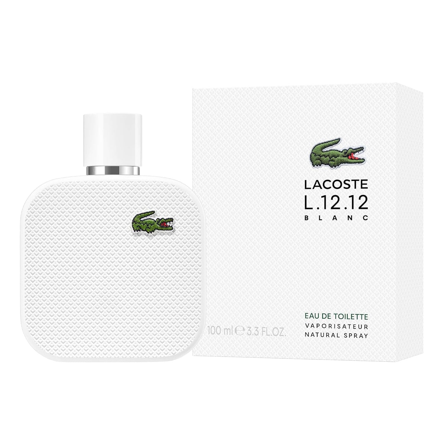 Lacoste Eau De Lacoste L.12.12 Blanc by Lacoste Eau De Toilette Spray 3.3 fl. oz.