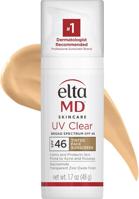 UV Clear Facial Sunscreen SPF 46 - Tinted by EltaMD for Unisex - 1.7 oz Sunscreen