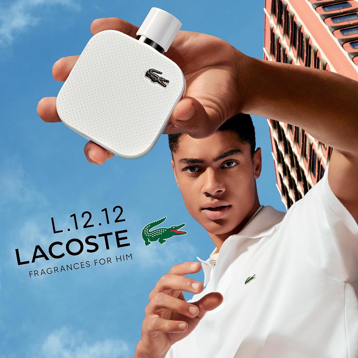 Lacoste Eau De Lacoste L.12.12 Blanc by Lacoste Eau De Toilette Spray 3.3 fl. oz.